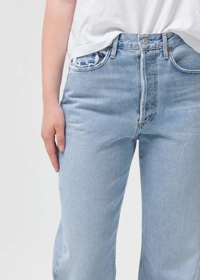 Load image into Gallery viewer, 90’s Mid Rise Straight In Snapshot - Bottoms
