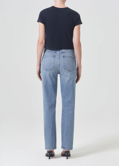 High Rise Stovepipe In Quiver - Bottoms