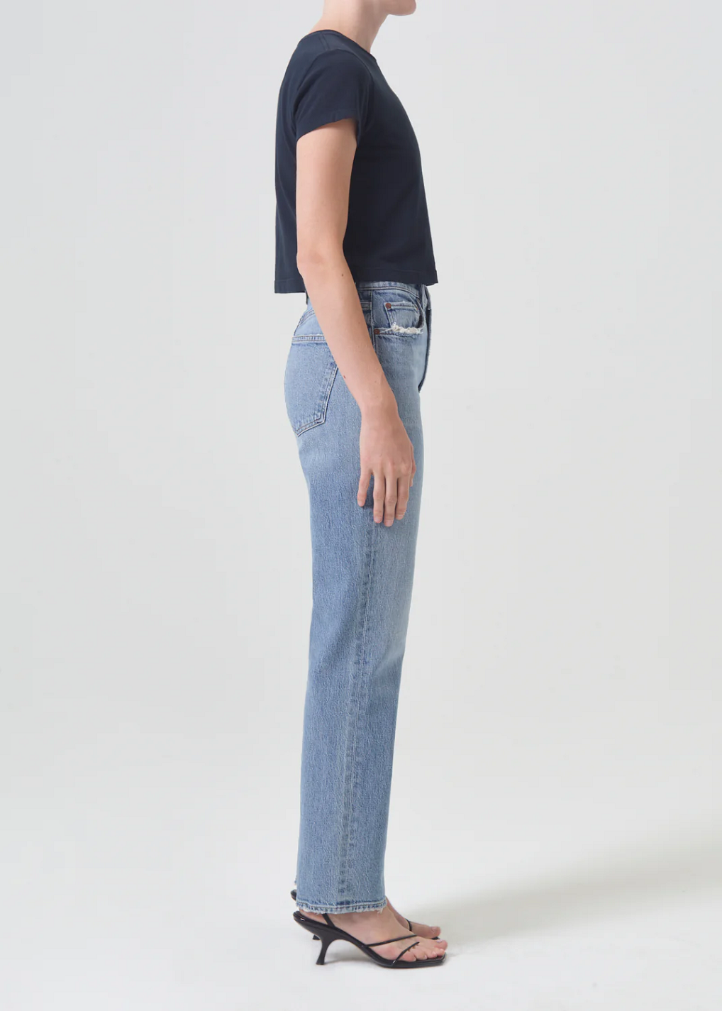 Load image into Gallery viewer, High Rise Stovepipe In Quiver - Bottoms
