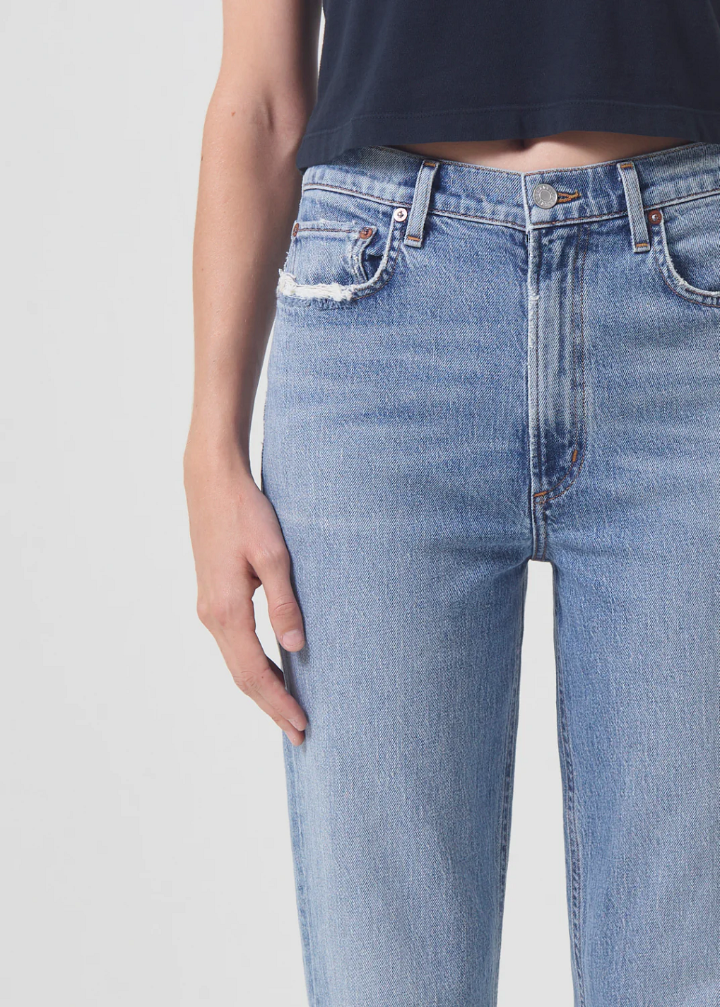 Load image into Gallery viewer, High Rise Stovepipe In Quiver - Bottoms
