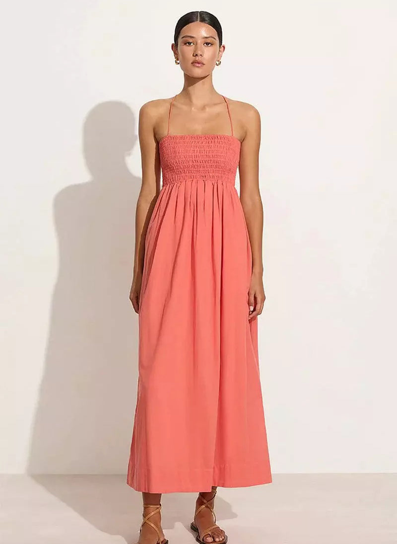 Agolde Midi Dress Melon