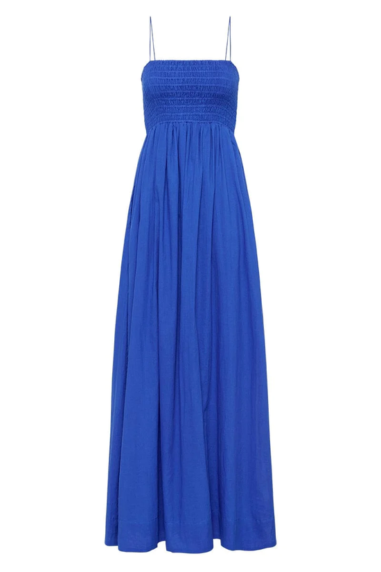 Load image into Gallery viewer, Agolde Midi Dress Sicilian Blue
