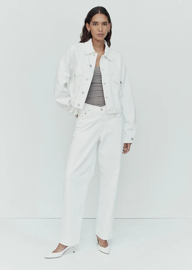 V-Waist Baggy In Milkshake