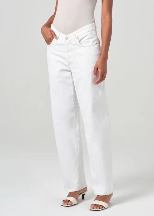 V-Waist Baggy In Milkshake