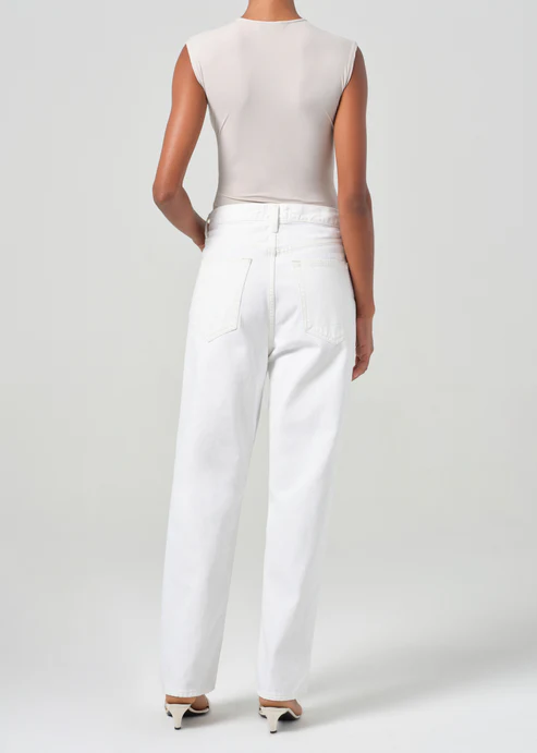 V-Waist Baggy In Milkshake