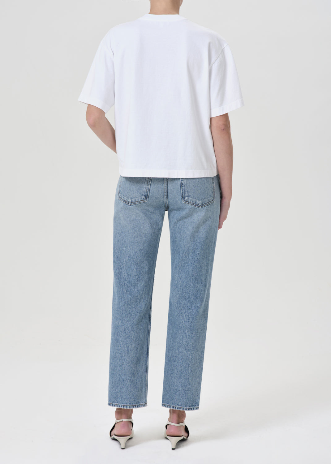 Valen Jean Mid Rise Straight In Formula - Bottoms