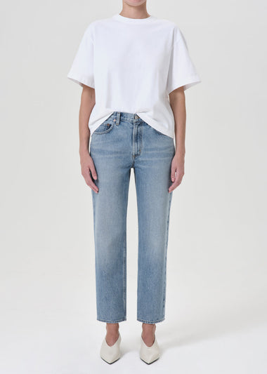 Valen Jean Mid Rise Straight In Formula - Bottoms