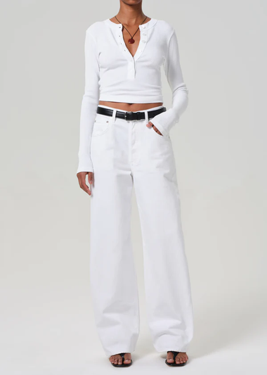 Varra Henley Top White