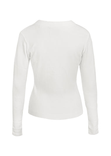 Varra Henley Top White