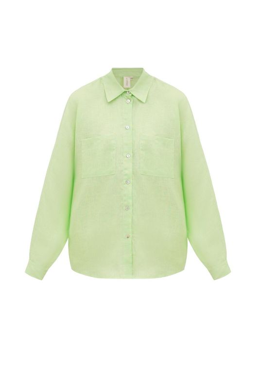Mint Linen Shirt