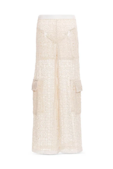 Jardim Maca Crochet Trousers