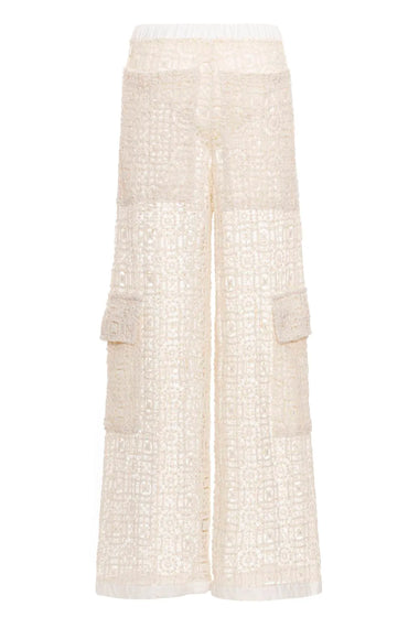 Jardim Maca Crochet Trousers - Bottoms