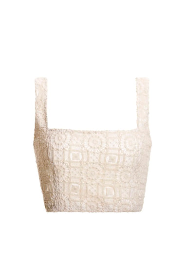 Jardim Kosia Crop Top Beige - Top