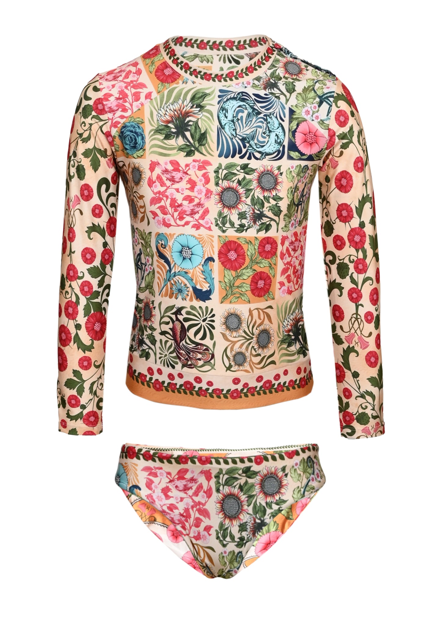 Load image into Gallery viewer, Lackie Kids Long Sleeve Bikini Set
