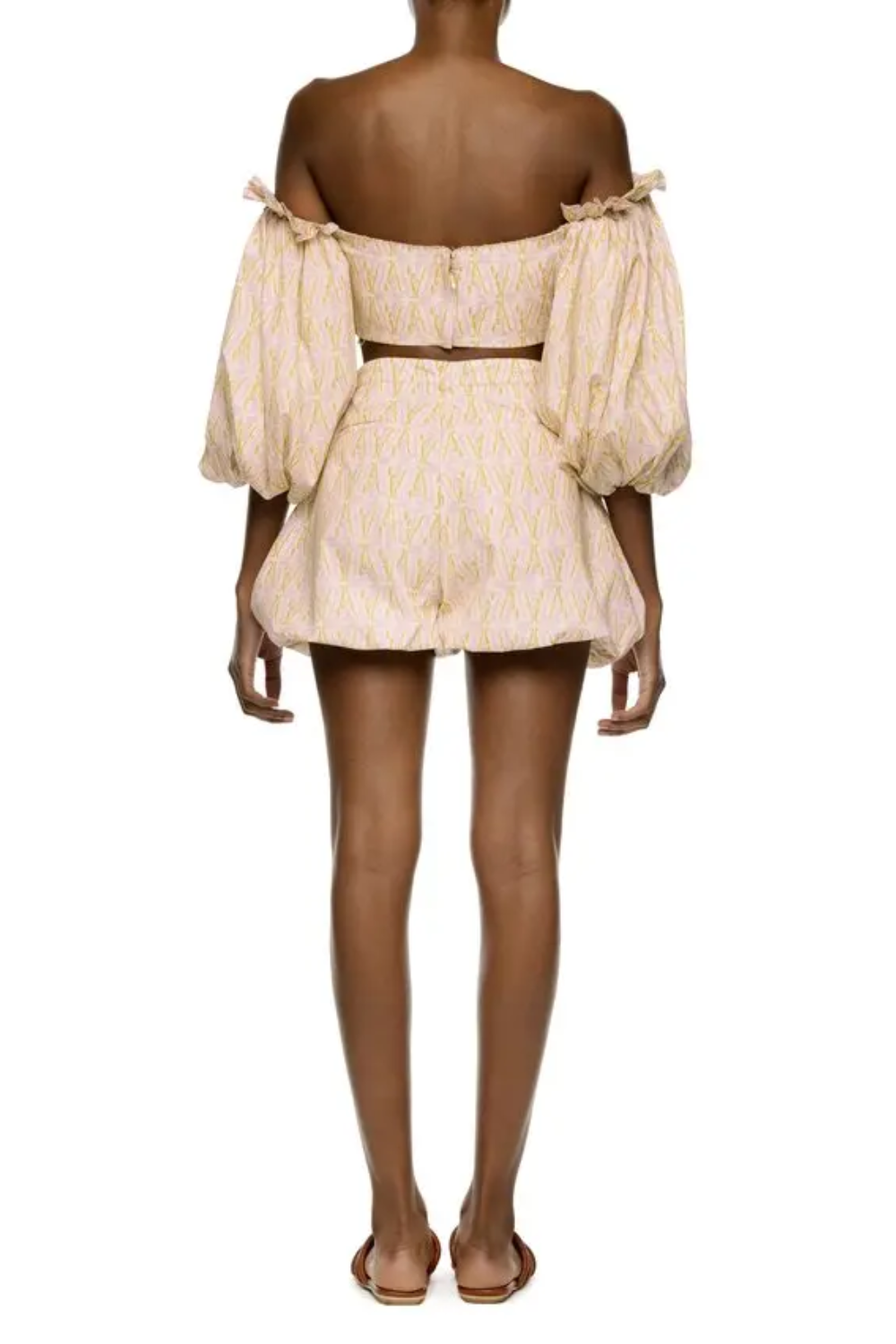 Load image into Gallery viewer, Matching Shorts &amp;amp; Top Set in Blush
