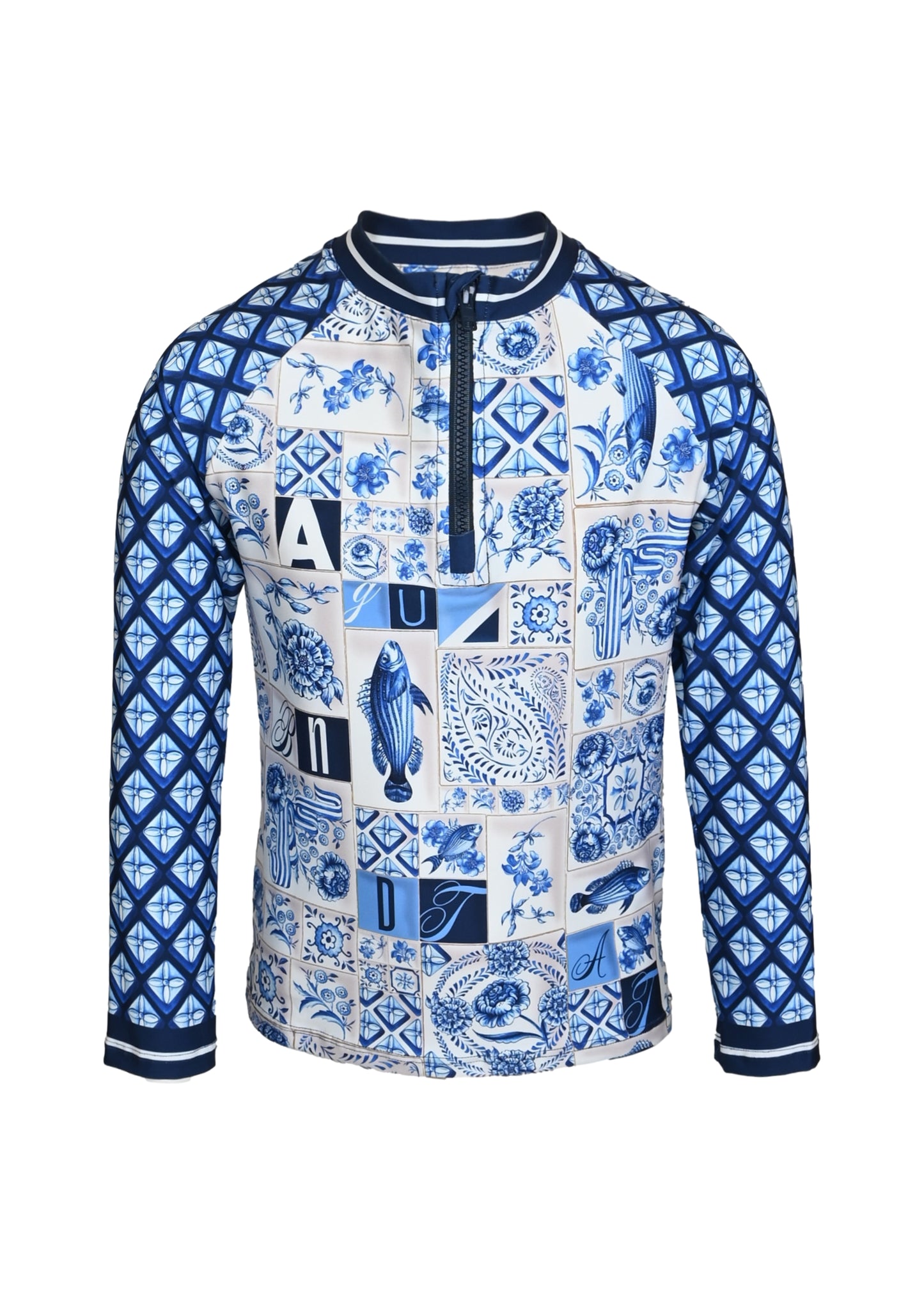 Load image into Gallery viewer, Noah Azure Kids Rashguard
