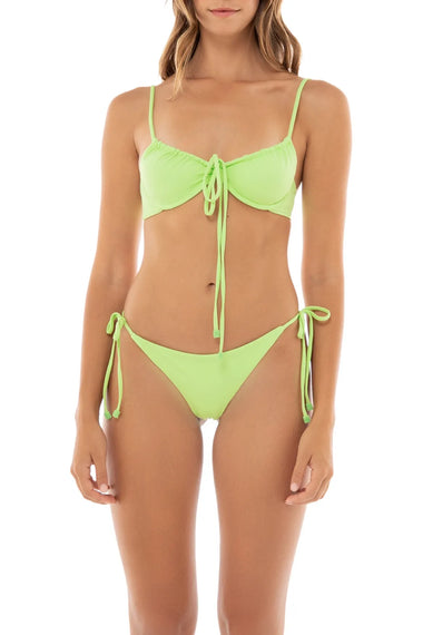 Tile Freya Bikini Top Green - Bikini Top