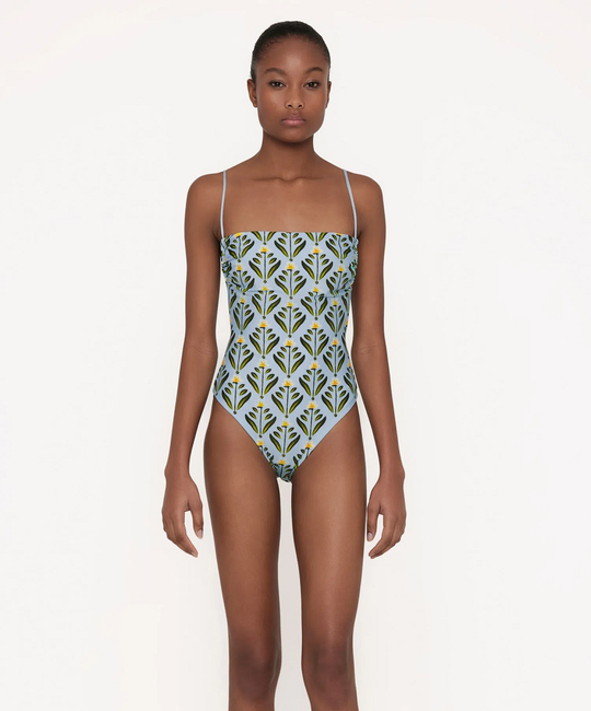 Recycled Swimsuit in Floral Print