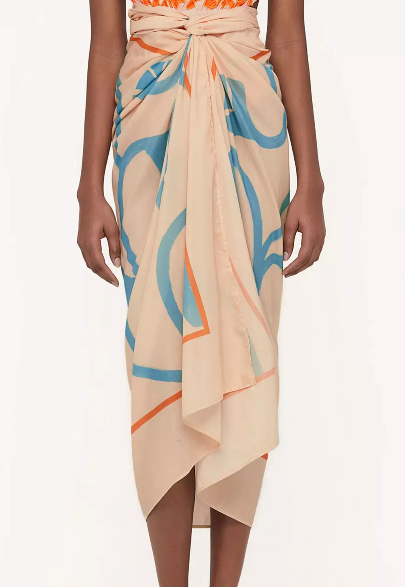 Load image into Gallery viewer, Sarong Wrap Skirt with Print - ONE SIZE - Sarong
