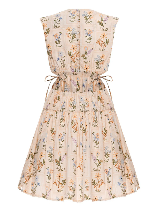 Load image into Gallery viewer, Floral Dress with Button Back Fastening
