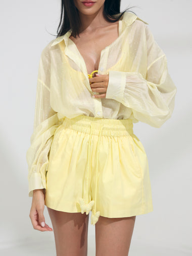 Golden Hour Short Yellow