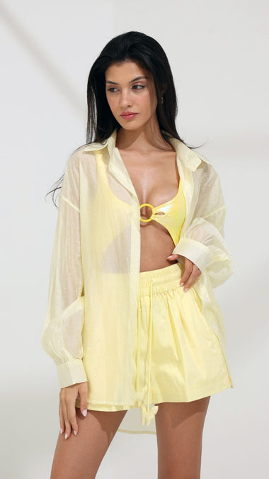 Golden Hour Short Yellow