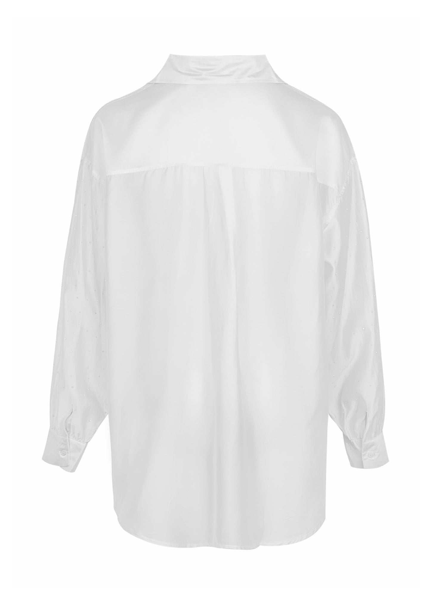 Load image into Gallery viewer, Moonshine Shirt Oversized Long Sleeves White
