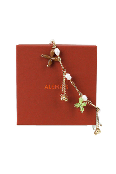 Le Jardin Bead Flower Anklet