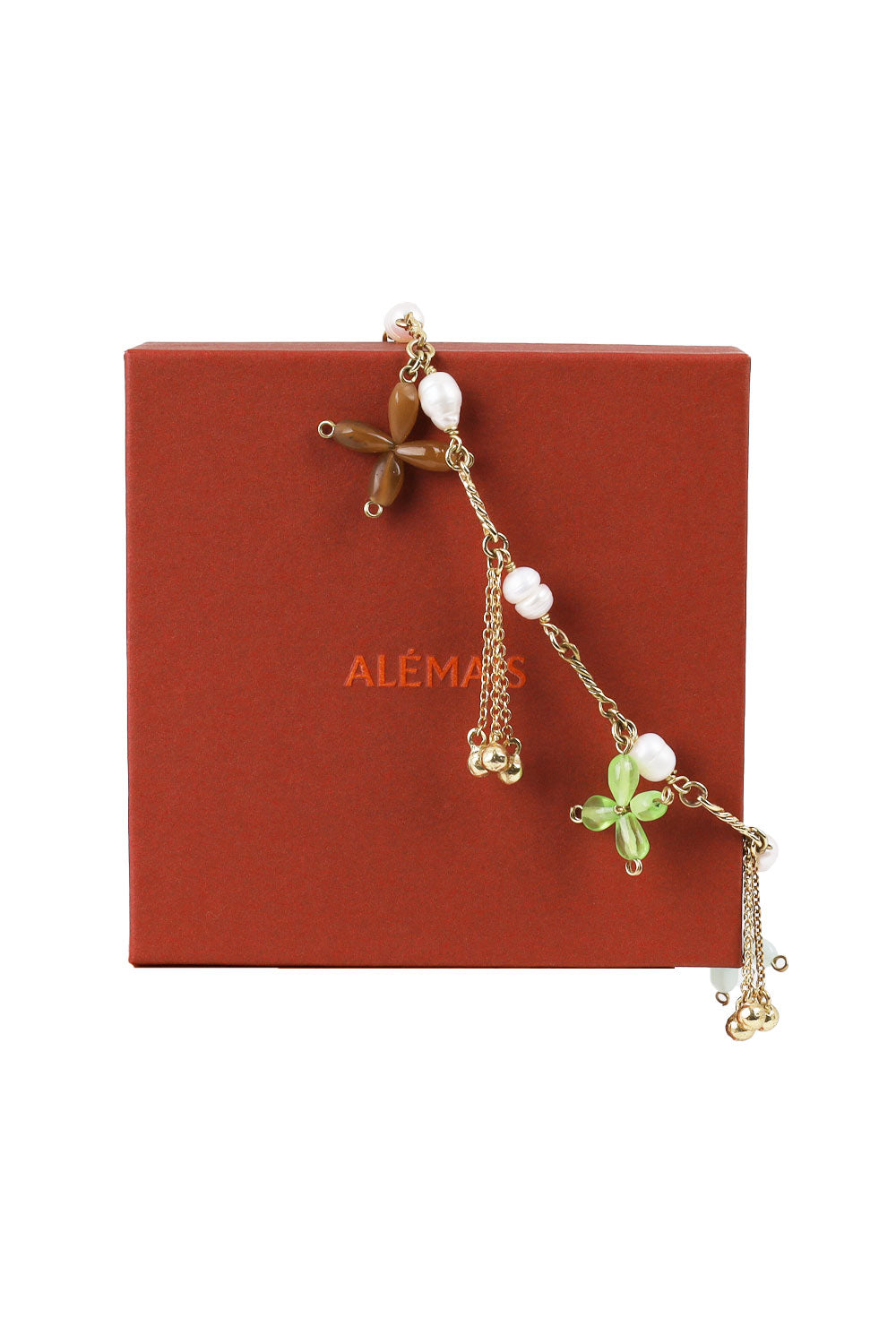 Load image into Gallery viewer, Le Jardin Bead Flower Anklet
