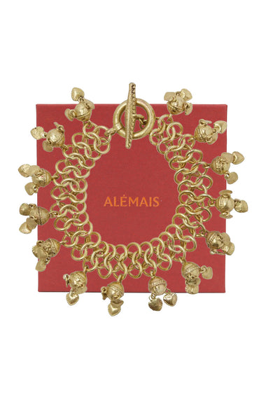 Le Jardin Heart Ball Chain Bracelet