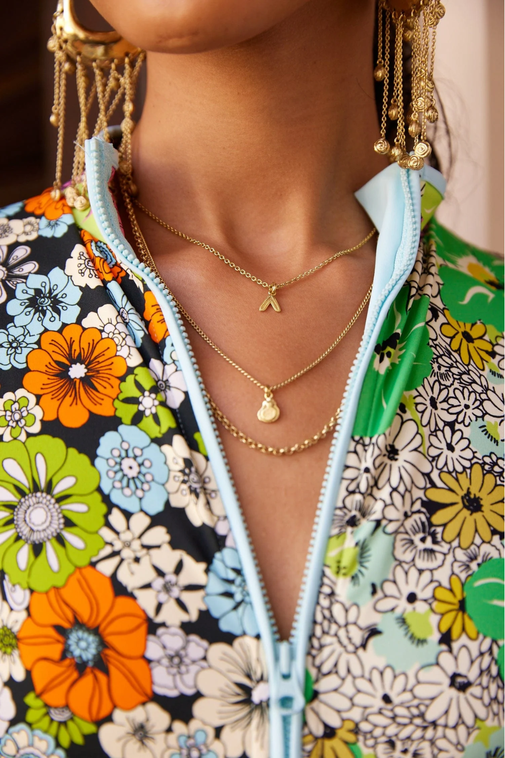 Load image into Gallery viewer, Le Jardin Multi Charm Necklace
