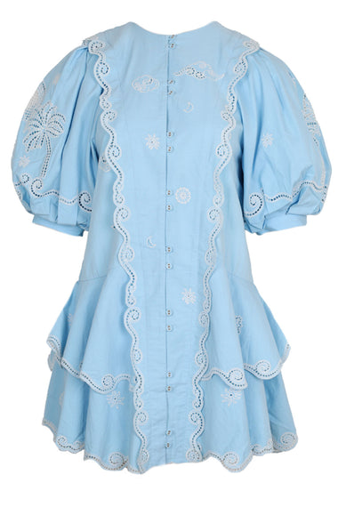 Maizy Embroidered Mini Dress