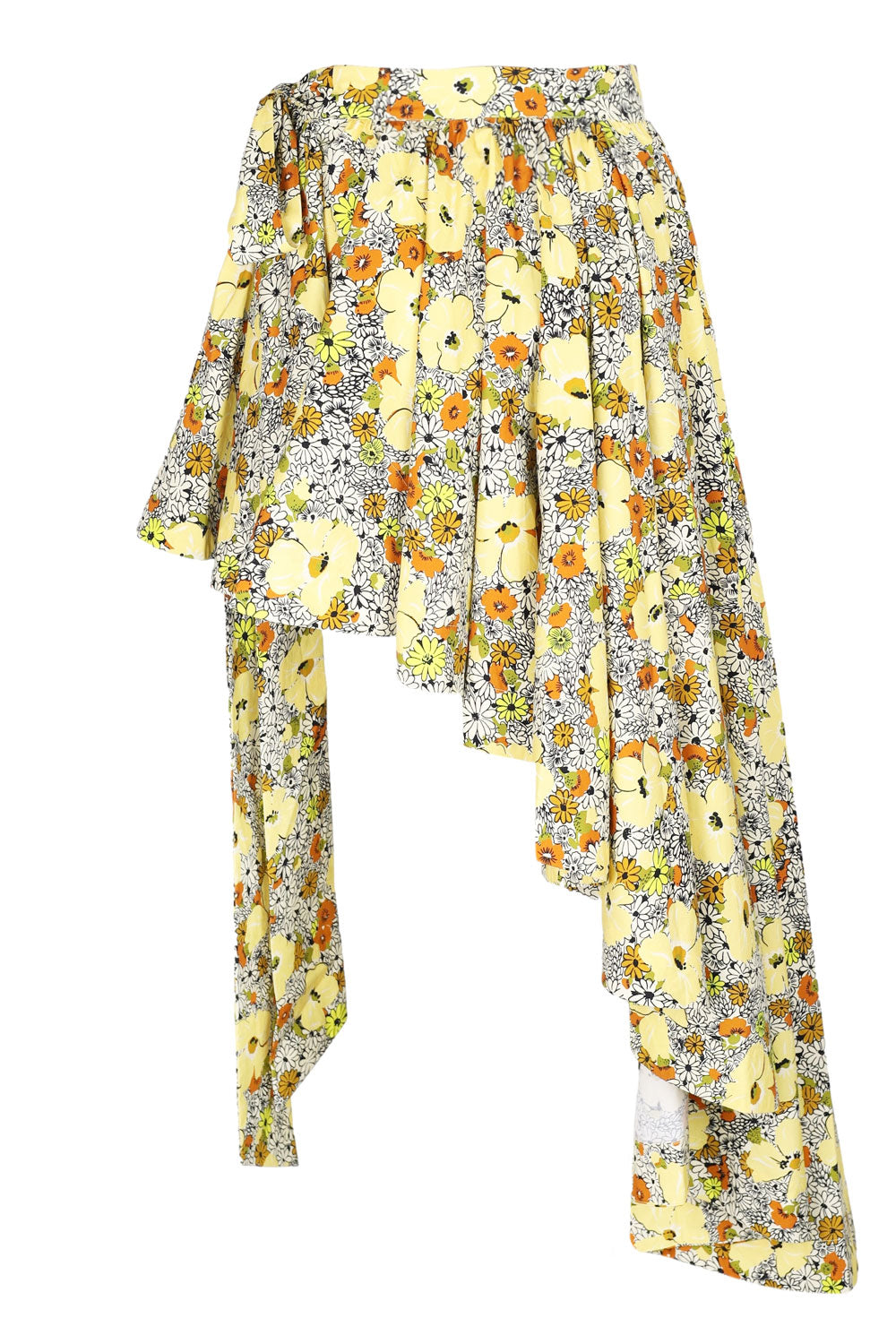 Load image into Gallery viewer, Orange Blossom Assymetric Skirt
