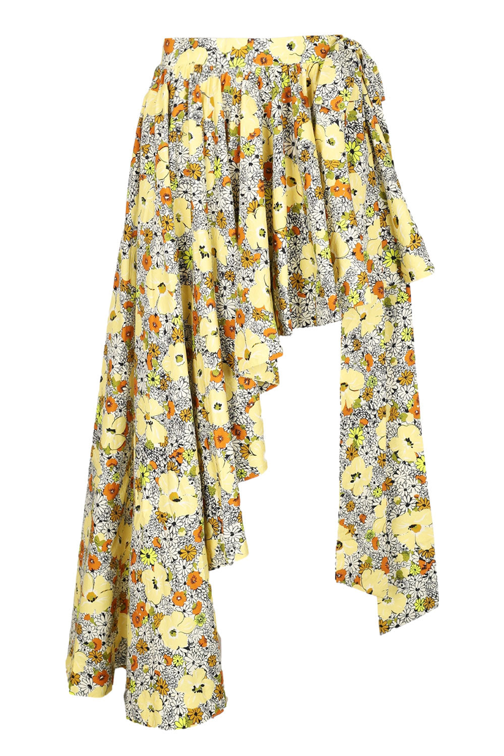 Load image into Gallery viewer, Orange Blossom Assymetric Skirt
