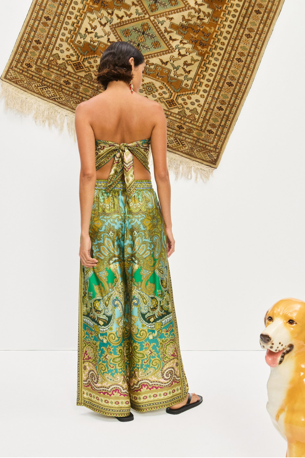 Load image into Gallery viewer, Clemenza Silk Pant
