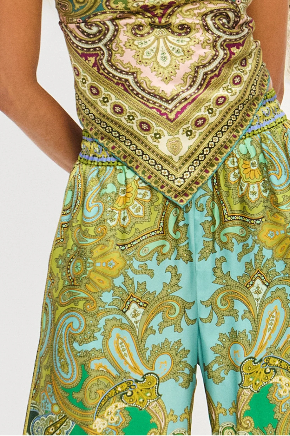 Load image into Gallery viewer, Clemenza Silk Pant
