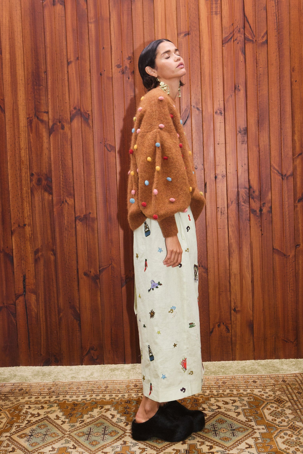 Load image into Gallery viewer, Elia Tobacco Balloon Sweater
