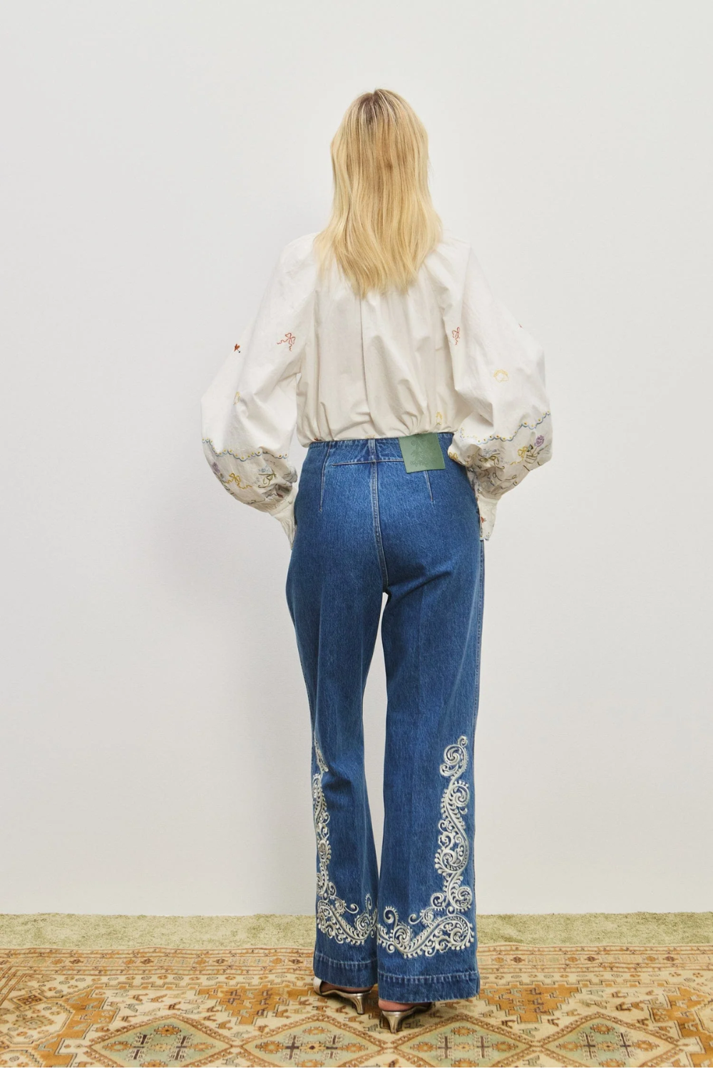 Load image into Gallery viewer, Giulia Embroidered Blouse
