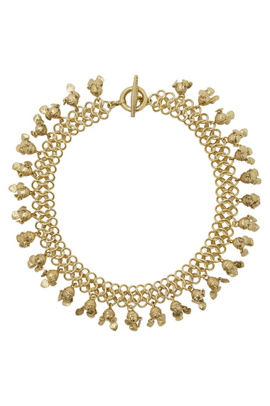 Le Jardin Heart Tassel Necklace