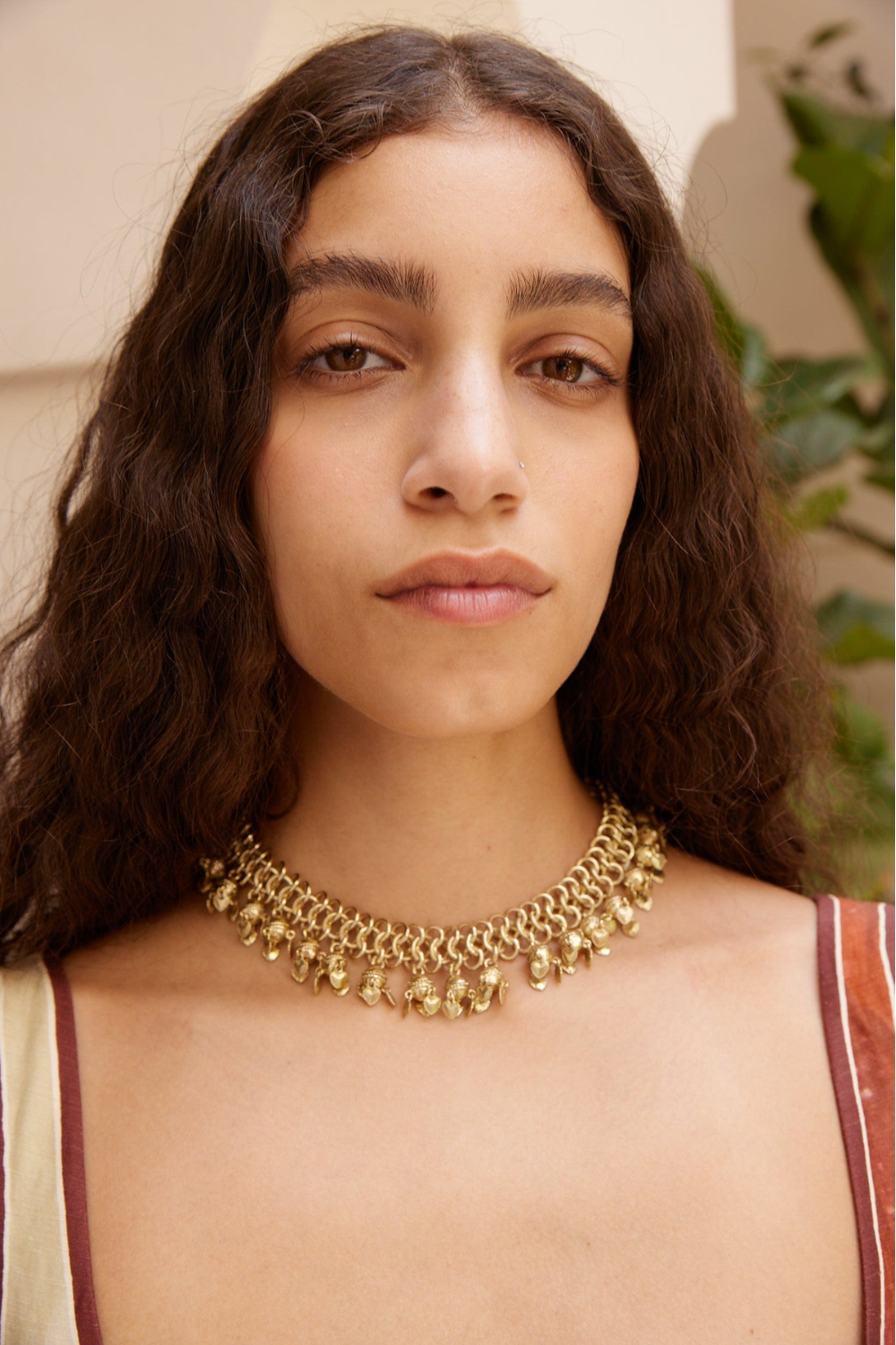 Load image into Gallery viewer, Le Jardin Heart Tassel Necklace
