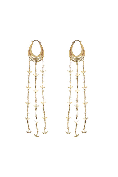Le Jardin Long Chain Drop Earrings