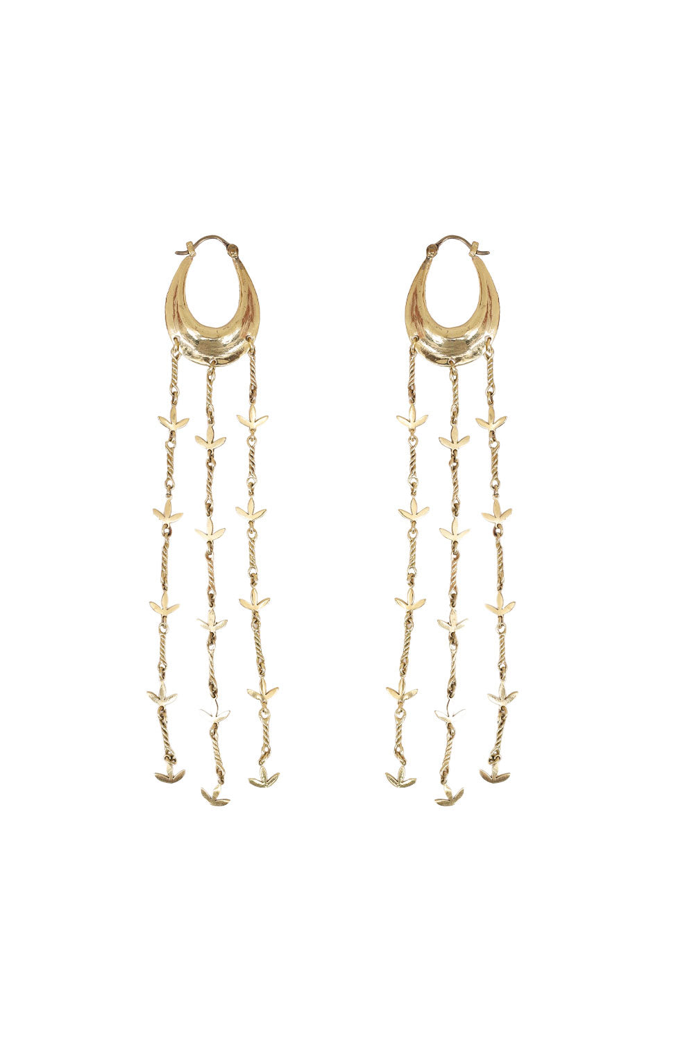 Le Jardin Long Chain Drop Earrings