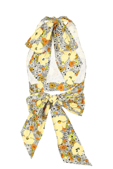 Orange Blossom Halter Neck Top