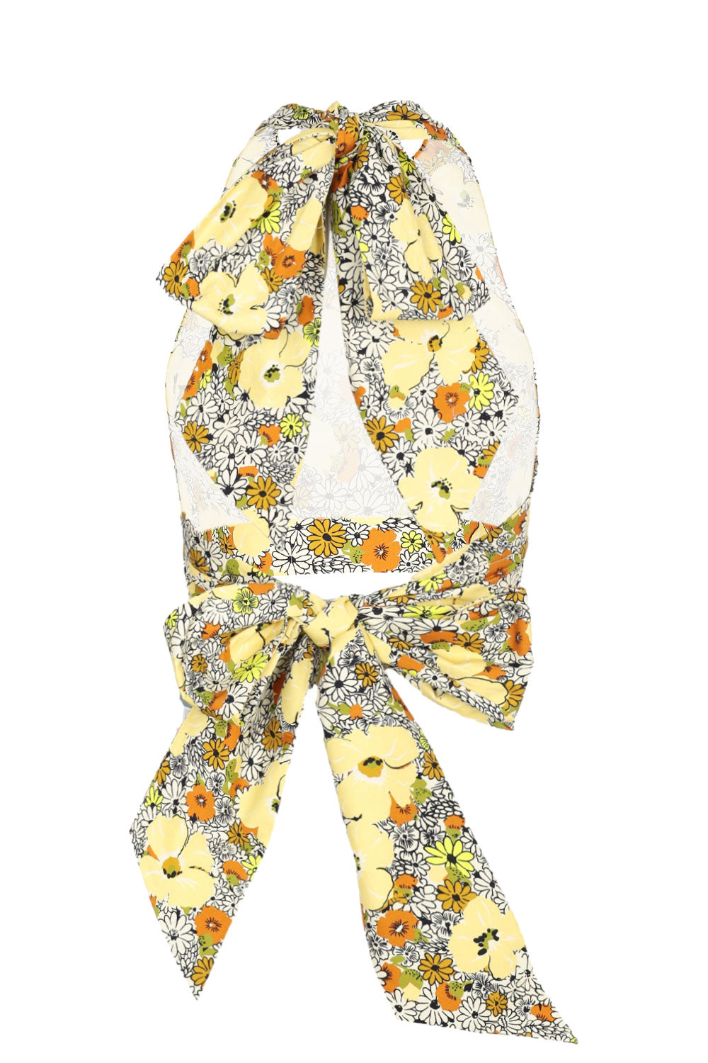 Load image into Gallery viewer, Orange Blossom Halter Neck Top
