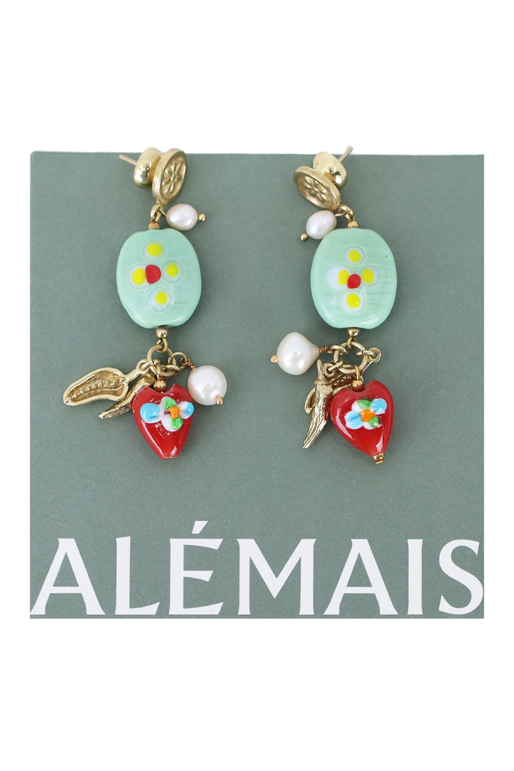 Load image into Gallery viewer, Tesori Beads and Charm Earrings
