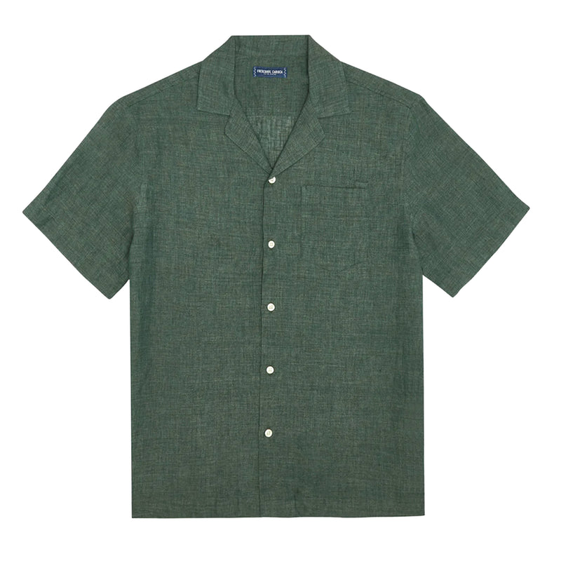 Angelo Linen Shirt Vineyard Green