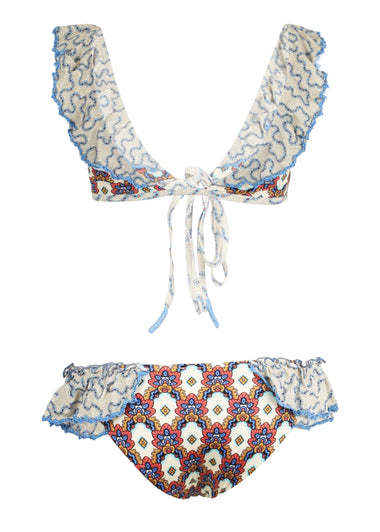 Vittoria Bikini Mix Patch Azzuro