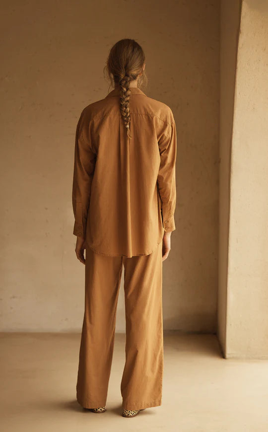 Load image into Gallery viewer, Long Sleeve Safari Shirt Camello
