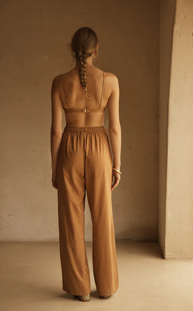 Straight Leg Pant Camello