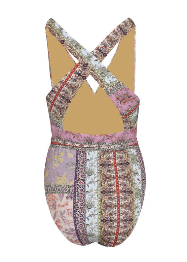Belted Plunge One Piece Sontousa